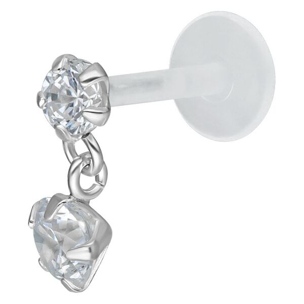 Hanging Crystal Push-Fit Labret<!--63ef29fed7d51-->