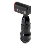 Alimentatore Fk Irons Lightning Bolt nero e rosso su sfondo bianco