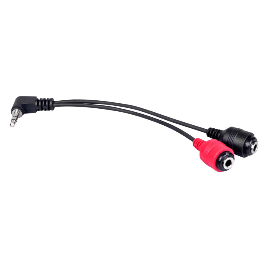 HAWK Headphone Plug 6.3mm negro sobre fondo blanco