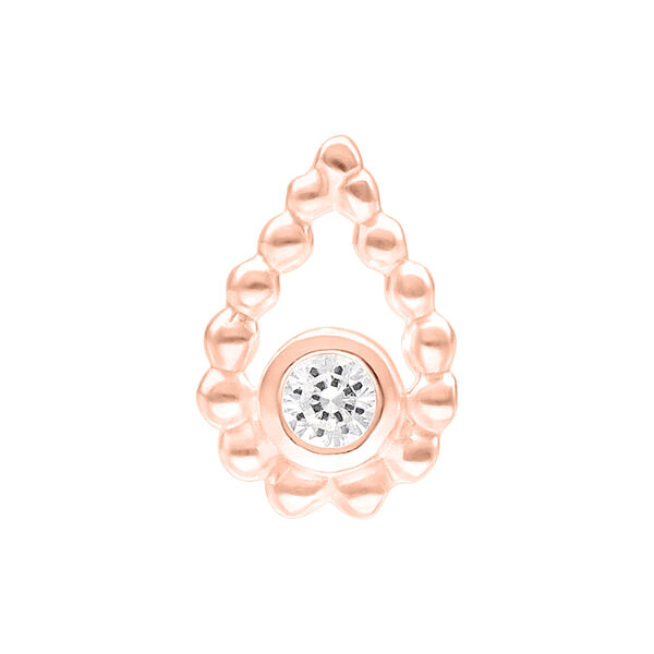 Push Fit Bead Drop Attachment for Bioplast - Rosegold