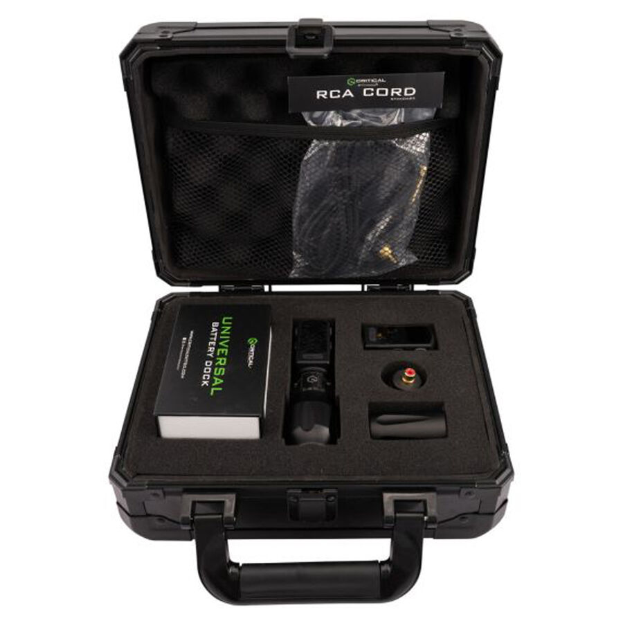 Set Critical Torque 3.5 nero in valigetta aperta con accessori