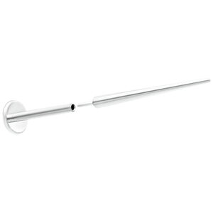 Push-Fit Einführstift 1.2mm Titan Silber Silberner Push-Fit Einführstift aus Titan auf weißem Hintergrund