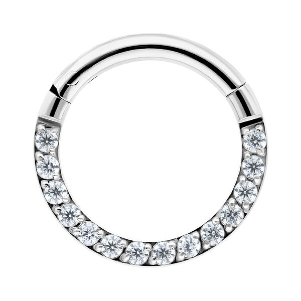 Clicker con Cristal Engastado en Pavé