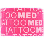 Rosa Tattoomed Studio Pro Tape mit weißem Schriftzug auf neutralem Hintergrund