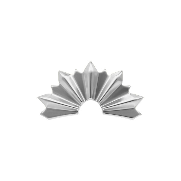 Push Fit Folded Sunrays Aufsatz - Silvercoloured Metal