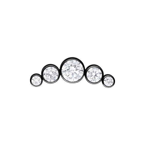 Push Fit 3 Crystal Bow Attachment - Black Metal