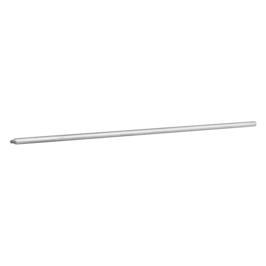 Lungo supporto Microdermal argento su sfondo bianco
