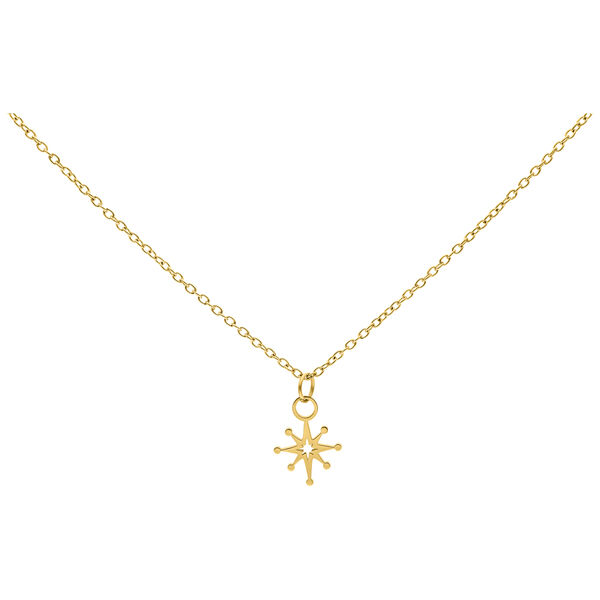 Polar Star Necklace - Golden Metal