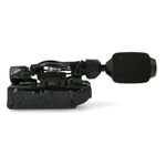 Macchina per tatuaggi nera InkJecta Flite X1 con corpo in alluminio su sfondo bianco