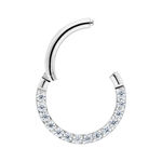 Clicker con Cristal Engastado en Pavé