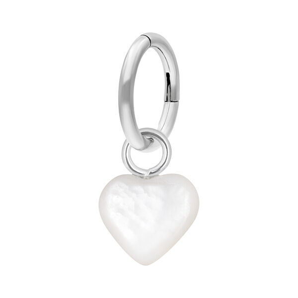Stone Heart Belly Ring