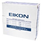 Weiße Kartonverpackung mit blauem Eikon-Logo und Produktinformationen