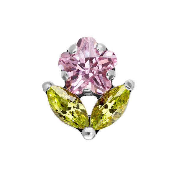 Titan Highline® - Push Fit Peridot Blush Flower -koristeosa