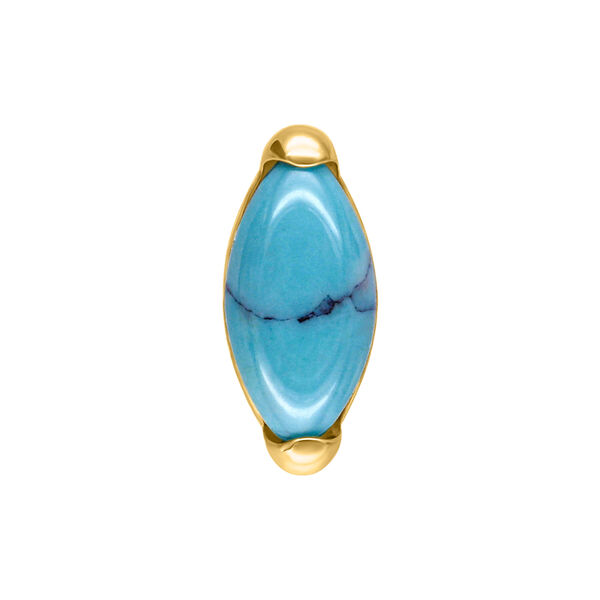 Push Fit Oval Turquoise Attachment