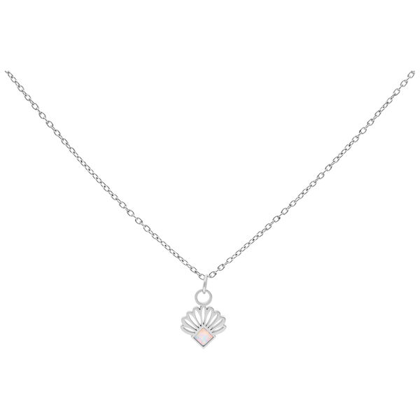 Opal Fan Necklace