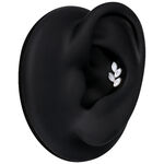 Inserto Push Fit Argento con tre Pietre di Luna su sfondo nero
