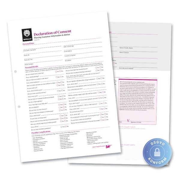 Declaration of Consent Piercing English<!--5dc55b894e354-->