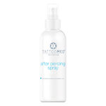 Spray blanco TattooMed® After Piercing 75ml sobre fondo blanco
