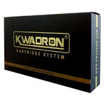 Confezione nera delle Kwadron Round Liner Cartridges su sfondo bianco