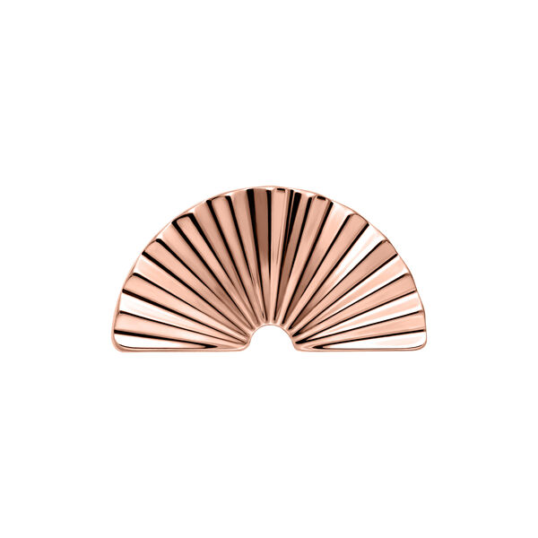 Push Fit Riffled Half Circle Attachment - Rosegold