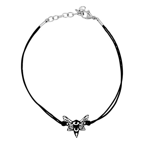 Moth Leather Ankle Chain<!--5ce5180ea0881-->