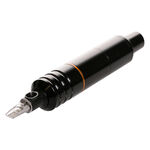 Macchina per tatuaggi HAWK PEN nera, posata su sfondo bianco