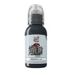 Bottiglia da 30 ml di World Famous Ink Limitless Pastelgrigio 4 V2 su sfondo bianco