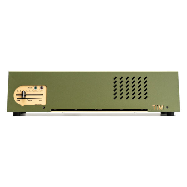 Termocopiatore verde TIM di Wildcat su sfondo bianco
