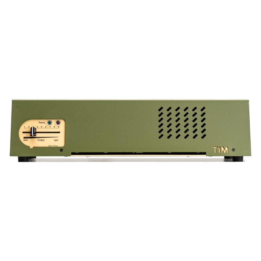 Termocopiatore verde TIM di Wildcat su sfondo bianco
