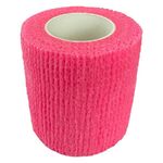 Pinkki, ei-kudottu Grip-side valkoisella taustalla