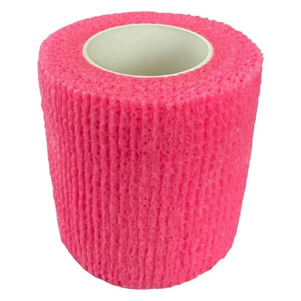 Pinkki, ei-kudottu Grip-side valkoisella taustalla