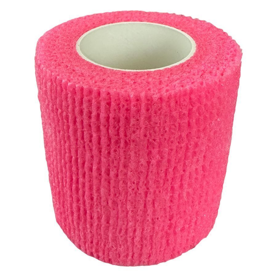 Pinkki, ei-kudottu Grip-side valkoisella taustalla