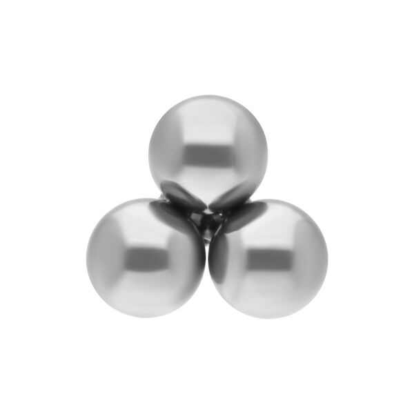 Push Fit Trinity Attachment - Silvercoloured Metal