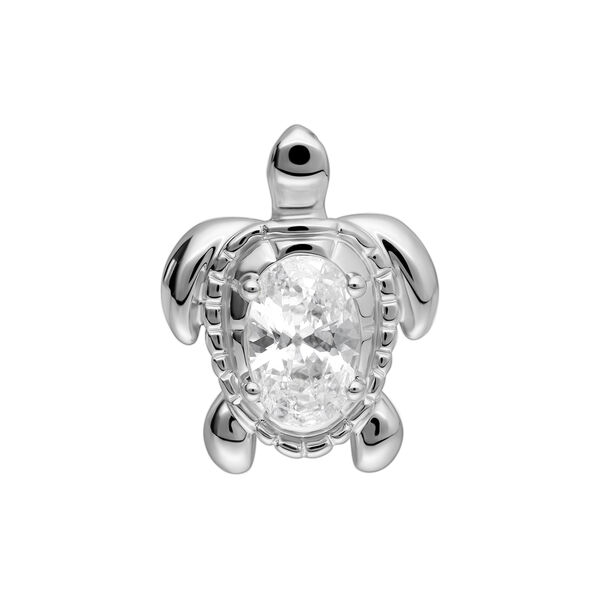 Push Fit Turtle Attachment - Silvercoloured Metal