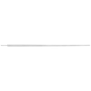 Gerader konischer Einsteckstift 1,0 mm, 66,0 mm Silberner gerader konischer Einsteckstift aus Titan, 66,0 mm lang, auf weißem Hintergrund