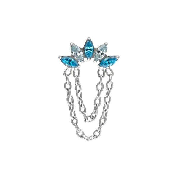 Push Fit Azure Bloom Crystal Attachment