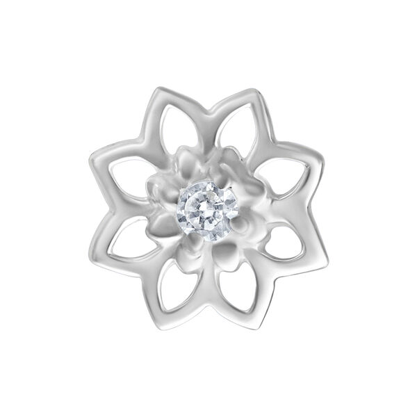 Push Fit Sunflower Attachment for Bioplast - Silvercoloured Metal