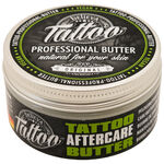 Lata redonda de Believa Tattoo Butter, diseño verde y negro, 35 ml