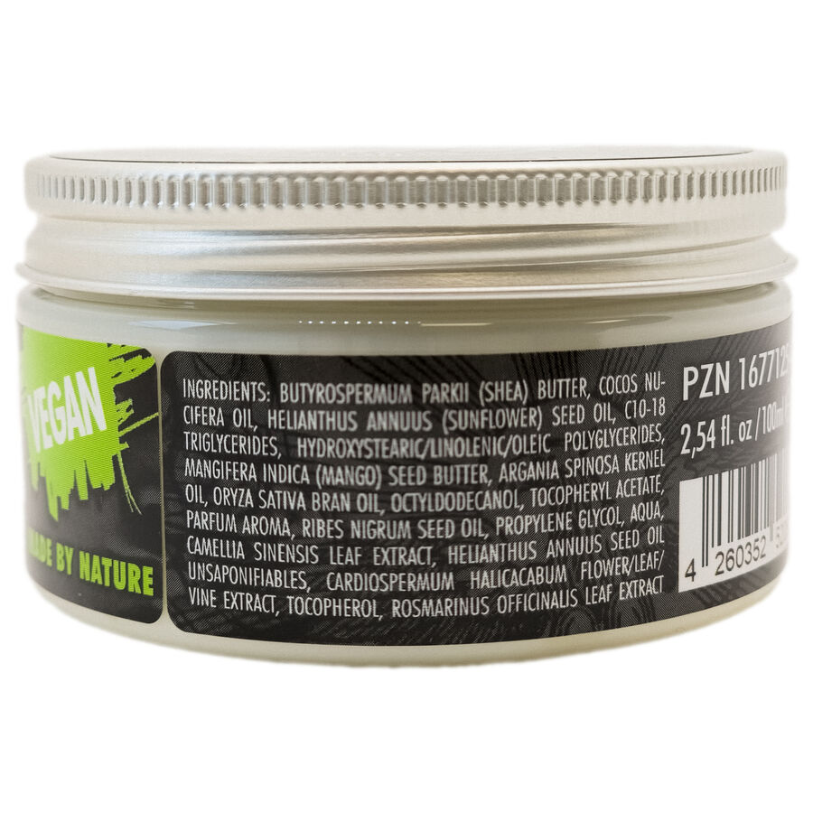 Bote de Believa Tattoo Butter, etiqueta verde, 35ml, sobre fondo claro