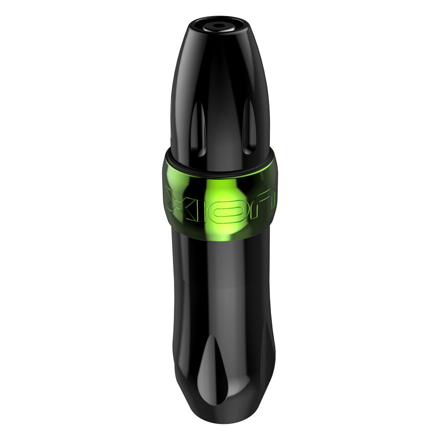 Xion Pen Kryptonite verde chiaro in alluminio su sfondo bianco