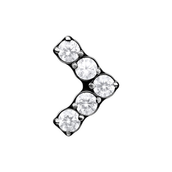 Push Fit V-Shape Attachment - Black Metal