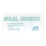 Confezione bianca Seal Check di Medi Pack con testo e logo