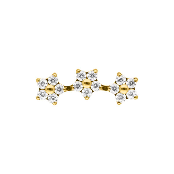 Push Fit Flower Arch Aufsatz - Golden Metal