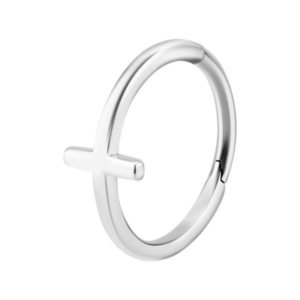 Hinged Cross Ring