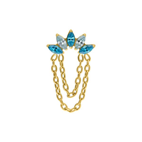 Push Fit Azure Bloom Crystal Attachment