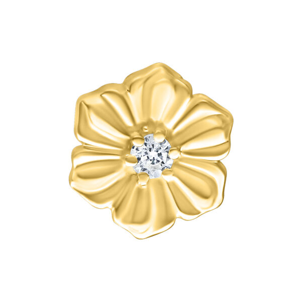 Push Fit Hibiscus Attachment  for Bioplast - Golden Metal